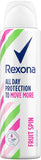 Rexona רקסונה
דאודורנט ספריי פרוט ספין לאישה
150 מ"ל