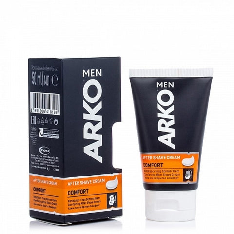 ARKO COMFORT קרם גילוח לעור רגיל בתוספת ויטמין E-לגילוח עד 30% חלק יותר