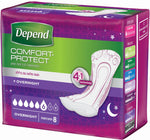 Comfort-protect תחבושות לבריחת שתן 8 יחידות Depend דיפנד