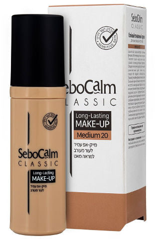 SeboCalm Make-up 20 סבוקלם
קלאסיק מייק אפ לעור מעורב גוון מדיום