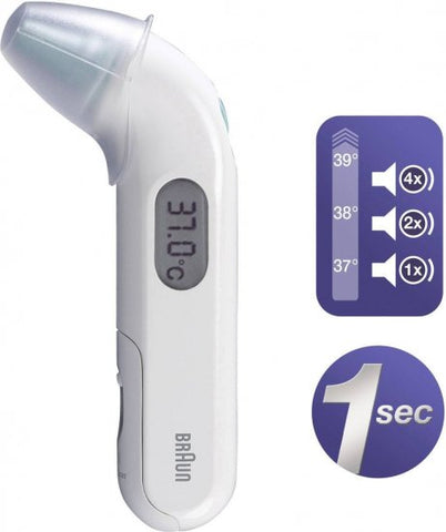 מד חום מותאם גילאים לאוזן Braun Ear Thermometer IRT3030