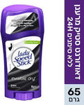 Lady speed stick ליידי ספיד סטיק
דאודורנט סטיק פאודר פרש
65 גרם