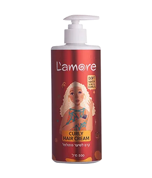 קרם לשיער מתולתל למור LAMORE