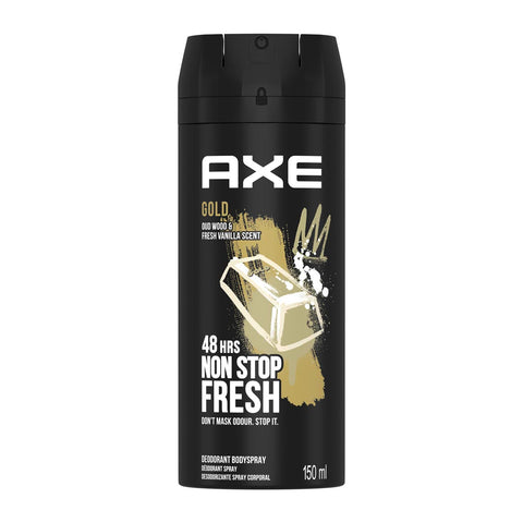 Axe אקס דאודורנט ספריי גוף גולד לגבר