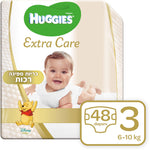 Huggies האגיס אקסטרה קר חיתולים מידה 3 6-10 ק"ג 48 יחידות