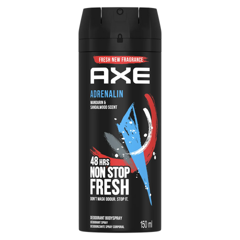 AXE אקס דאודורנט ספריי גוף אדרינאלין