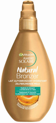 GARNIER AMBRE SOLAIRE תחליב משזף ברונזר