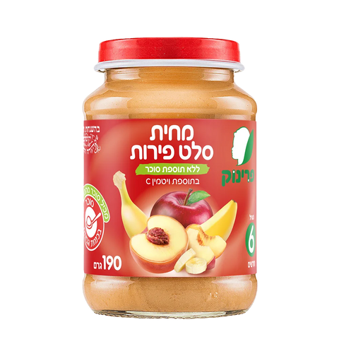 פרינוק מחית סלט פירות 190 גרם