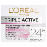 LOREAL TRIPLE ACTIVE קרם לחות ליום להגנה מתקדמת