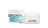 קרם לחות לוריאל לעור רגיל ומעורב Triple Active LOREAL