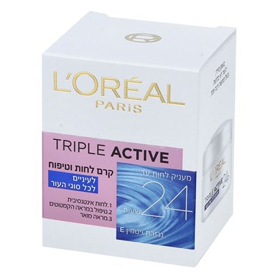 L’ORÉAL TRIPLE ACTIVE קרם לחות וטיפוח