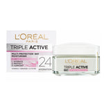 LOREAL TRIPLE ACTIVE קרם לחות ליום להגנה מתקדמת