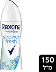 רקסונה דאודורנט ספריי שאוור פרש לאשה REXONA