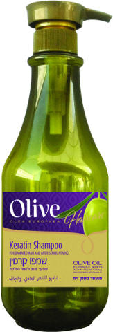 שמפו קרטין מועשר בשמן זית olive