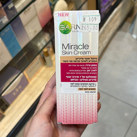 GARNIER Miracle Skin Cream טיפול אנטי אייג׳ינג