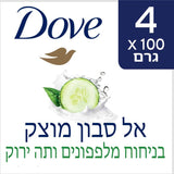 דאב סבון מוצק מלפפון ותה ירוק DOVE