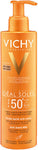 VICHY תחליב דוחה חול להגנה מהשמש +SPF50