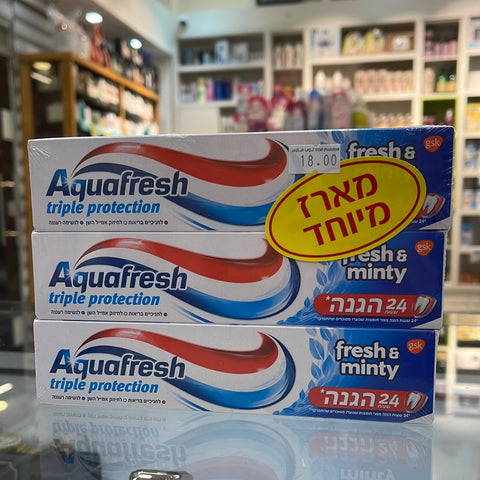 מארז שלישיית מנטה אקוהפרש AQUAFRESH