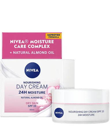 NIVEA SPF15 ניוואה אסנשייל קרם יום מעניק לחות ל24 שעות