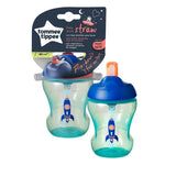 כוס שתייה שסתום עם קשית 230 מ''ל Tommee Tippee Explora - טורקיז ירוק