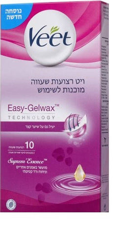 רצועות שעווה 10 יחידות Veet