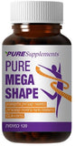 Pure Supplements מגה שייפ - MEGA SHAPE 120 יחידות