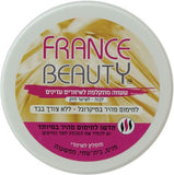 FRANCE BEAUTY שעווה מתקלפת לאיזורים עדינים לבנה - לשיער חזק