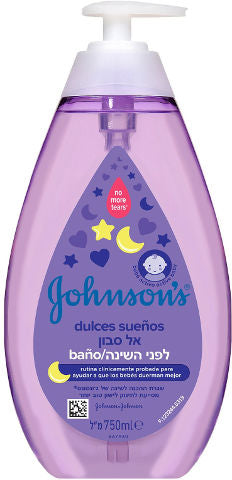 ג'ונסונס ג'ונסון בייבי אל סבון לפני השינה Johnson’s