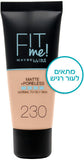 MAYBELLINE FIT ME MATTE PORELESS מייק אפ 230