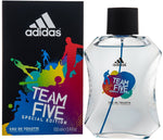 בושם לגבר 100 מ''ל Adidas Team Five Special Edition או דה טואלט E.D.T