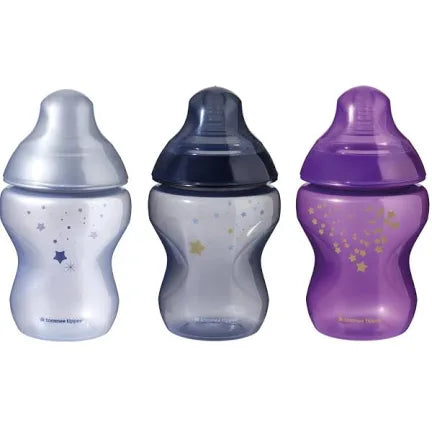 טומי טיפיי שלישיית בקבוקי Tommee tippee Midnight Skies