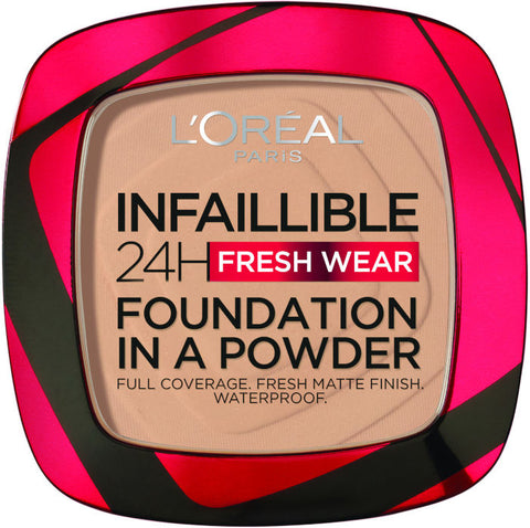 L'OREAL PARIS INFAILLIBLE פודרה דחוסה עמידה עד 24 שעות - 120